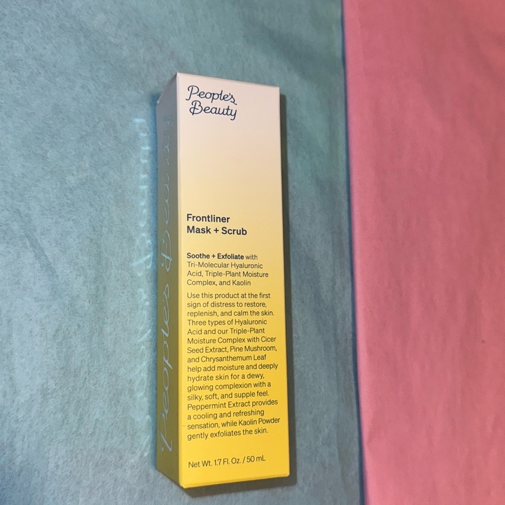 People's Beauty Frontliner Mask + Scrub